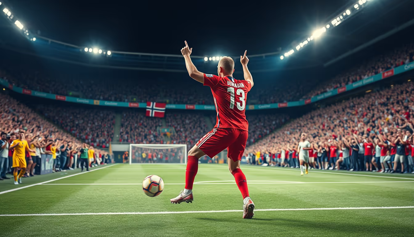 Erling Haaland Sparks Norway's World Cup Dreams with Dominant 5-0 Victory Over Moldova