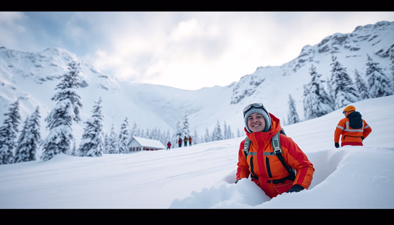 Miracle Rescue: Tourist Survives 7 Hours Buried in Avalanche in Northern Norway