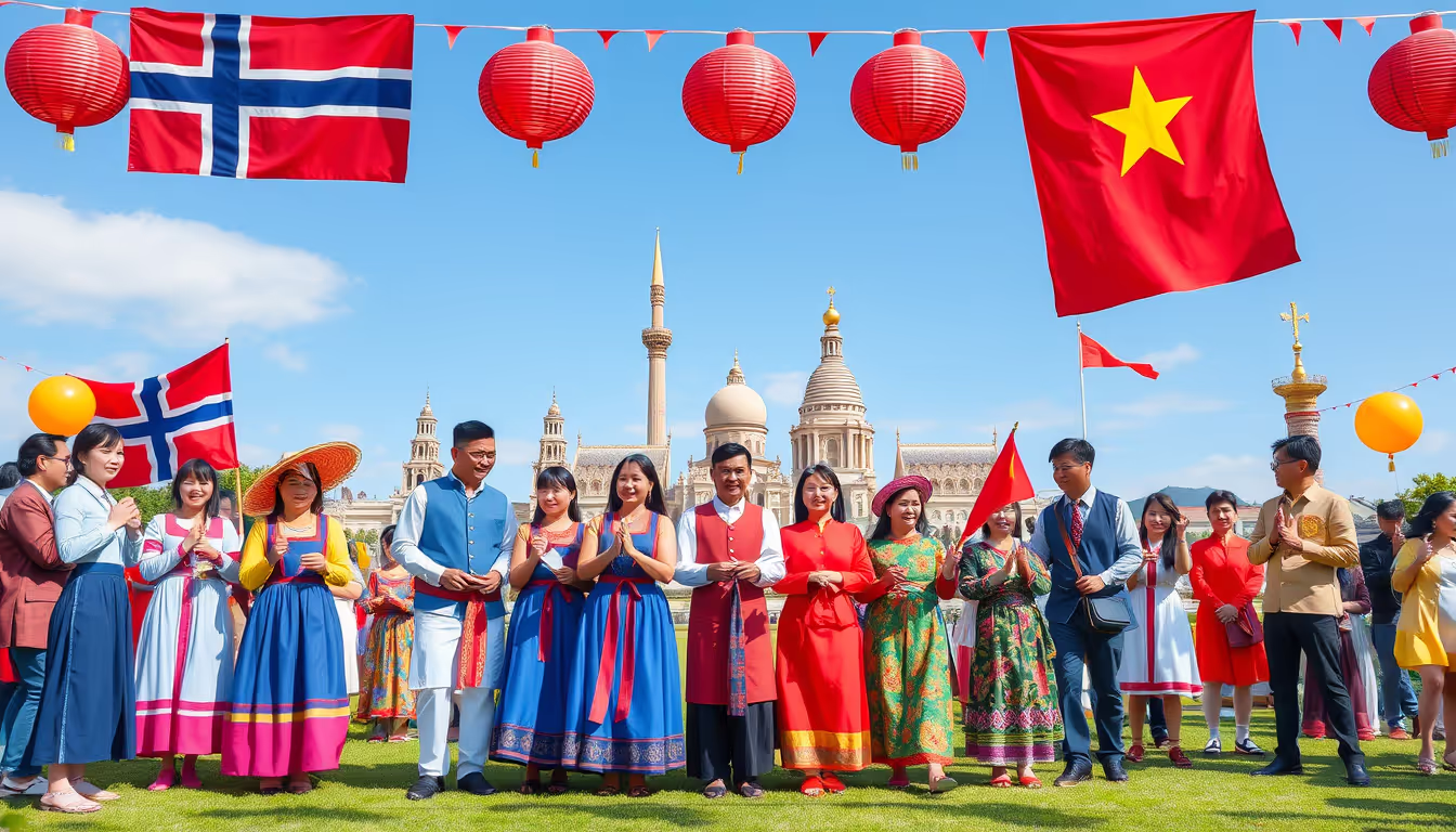 Celebrating Freedom and Cooperation: Norwegian Constitution Day 2024 in Việt Nam