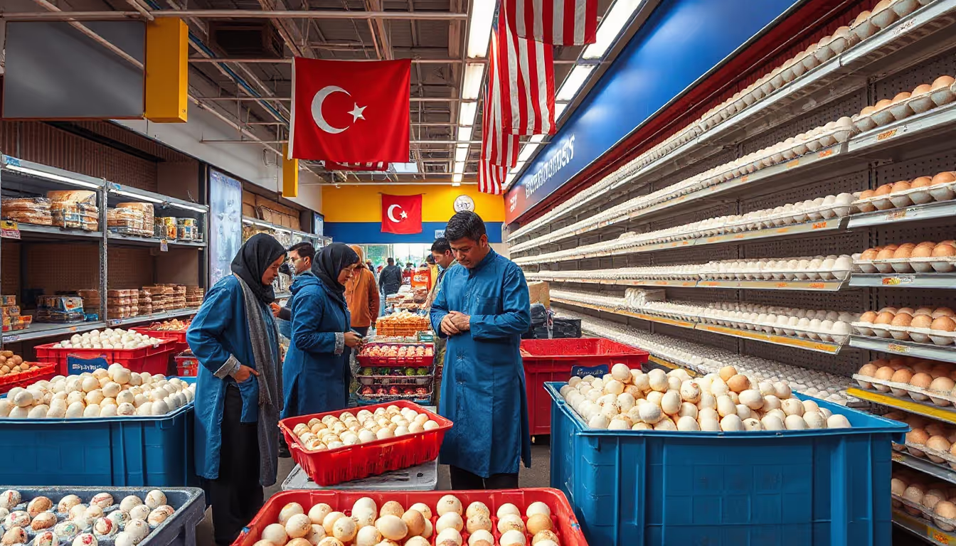 Egg Crisis Eases: South Korea and Turkey Step In to Help Reduce US Prices After Import Rejections