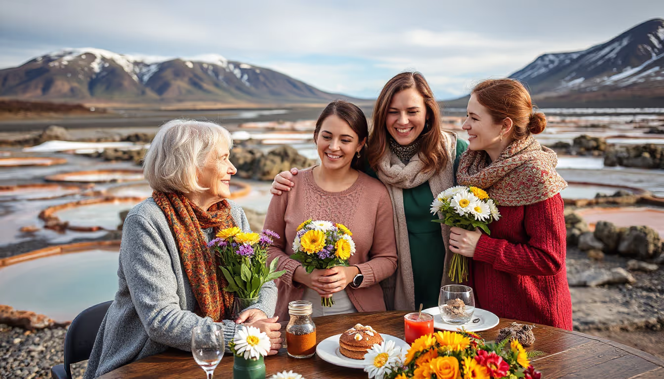 Three Generations Celebrate Mother's Day Together at Iceland: A Heartwarming Tale of Family, Work, and Love