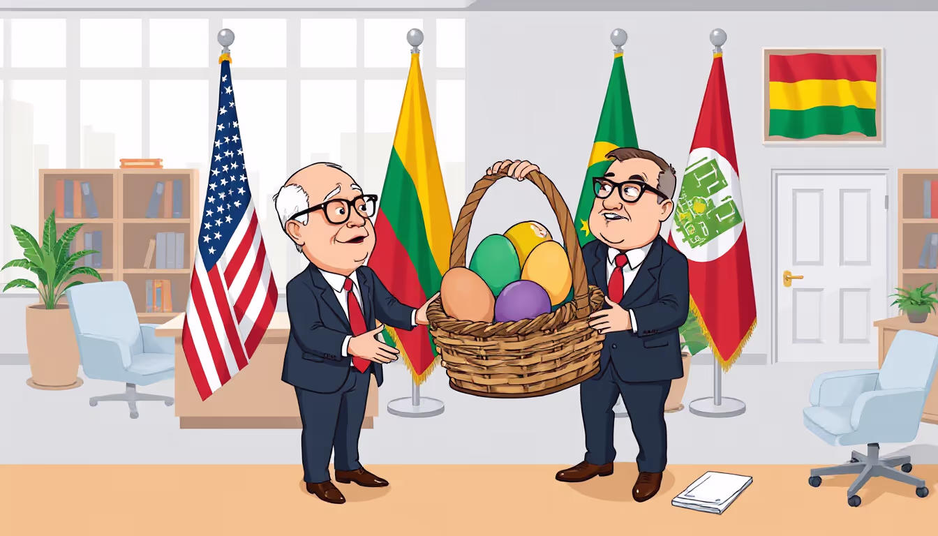 From Doorstep to Diplomacy: The US's Humorous Appeal to Lithuania for Egg Exports Amid Domestic Shortages