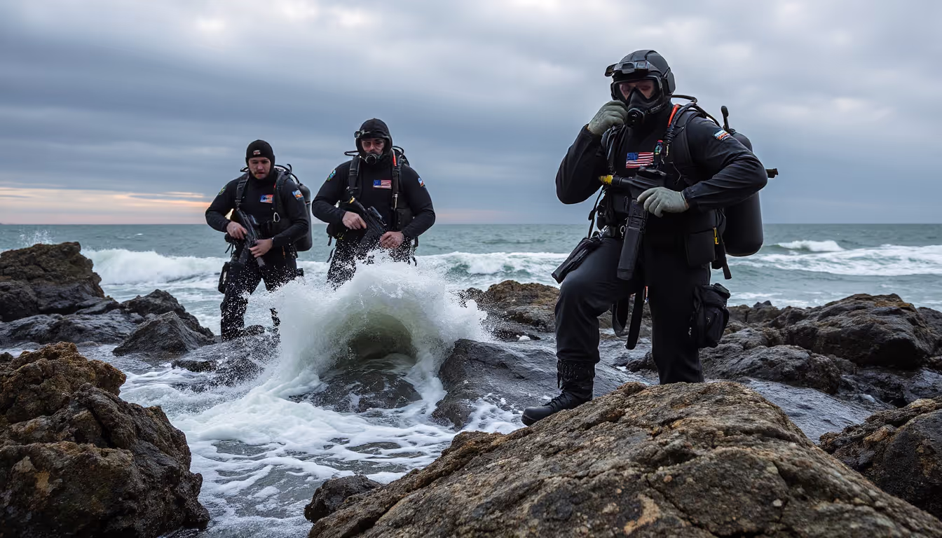U.S. Navy Dive Team Mobilizes for Heroic Recovery Mission in Lithuania: Searching for Missing Soldiers
