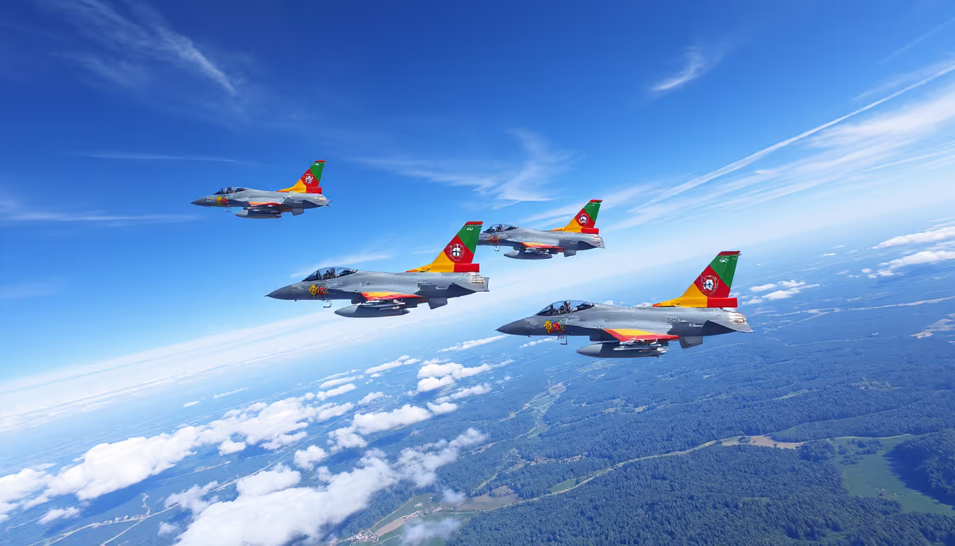 Portugal Takes to the Skies: F-16 Jets Assume NATO Air Policing Mission in Estonia