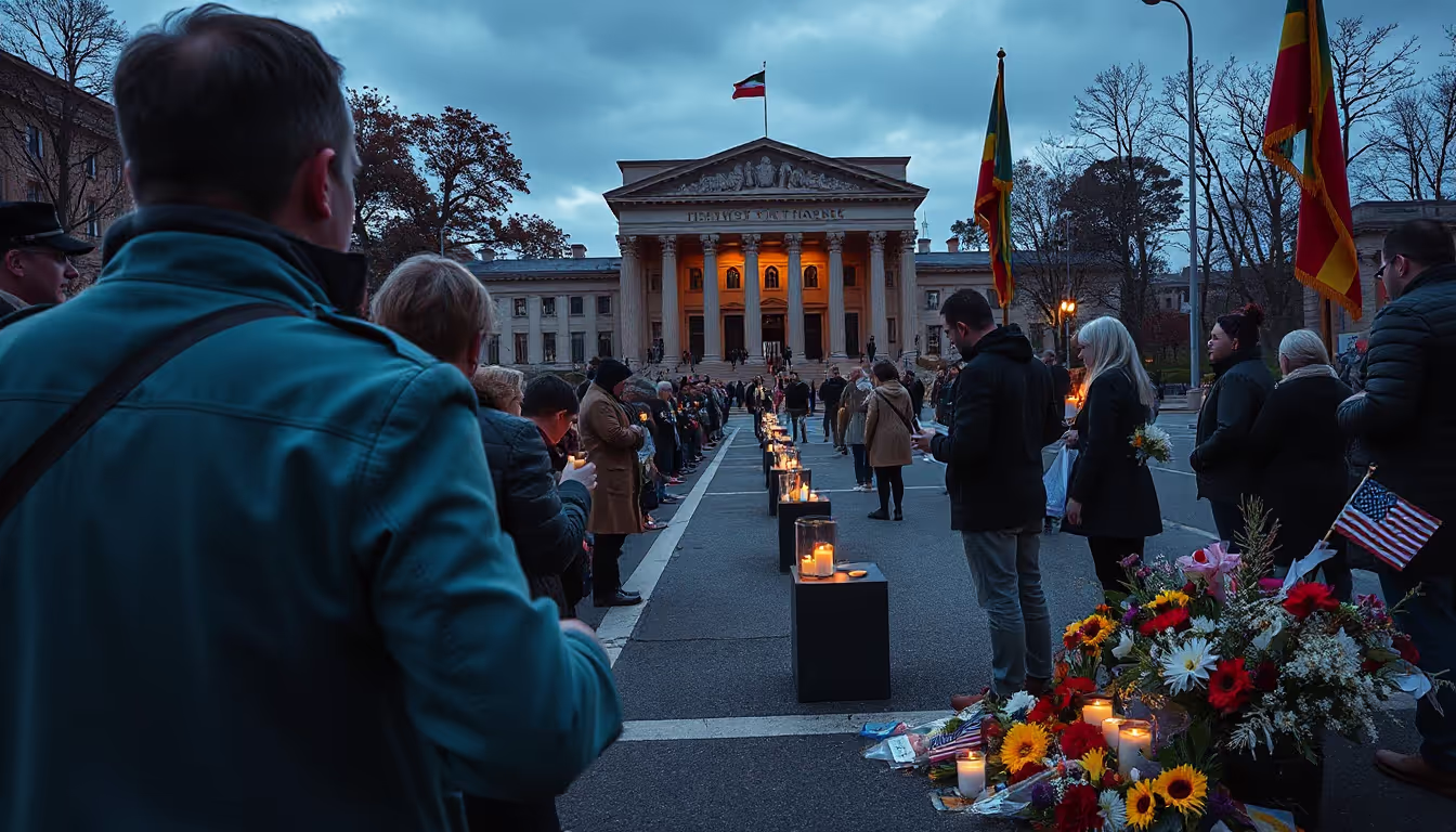 Heartfelt Tributes: Lithuanians Honor Fallen US Soldiers in Emotional Farewell Ceremony