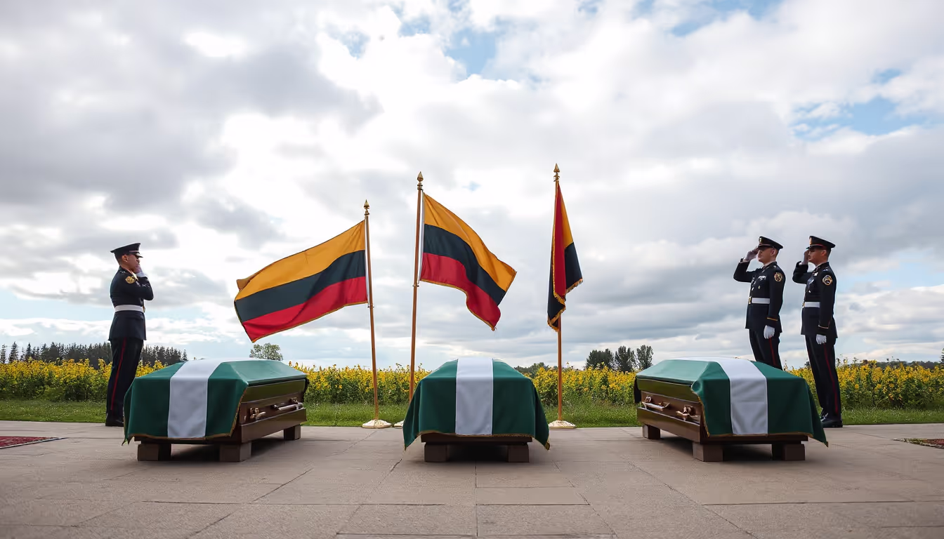 Menghormati Jasa Para Pahlawan: Penghormatan Terakhir untuk Tiga Tentara AS yang Tewas di Lithuania