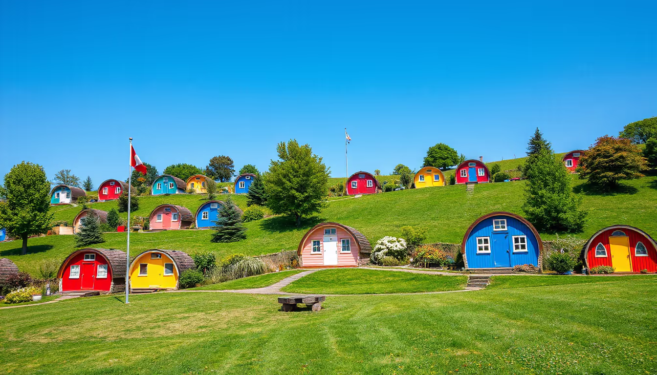 Exploring the Enchanting Circular Homes of Brondby Garden City, Denmark