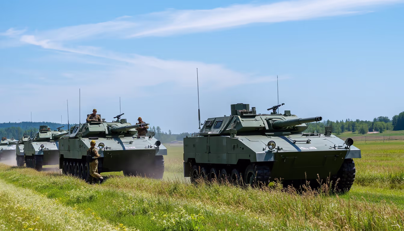 Latvia Strengthens Defense: Acquisition of 42 ASCOD Infantry Fighting Vehicles from Spain