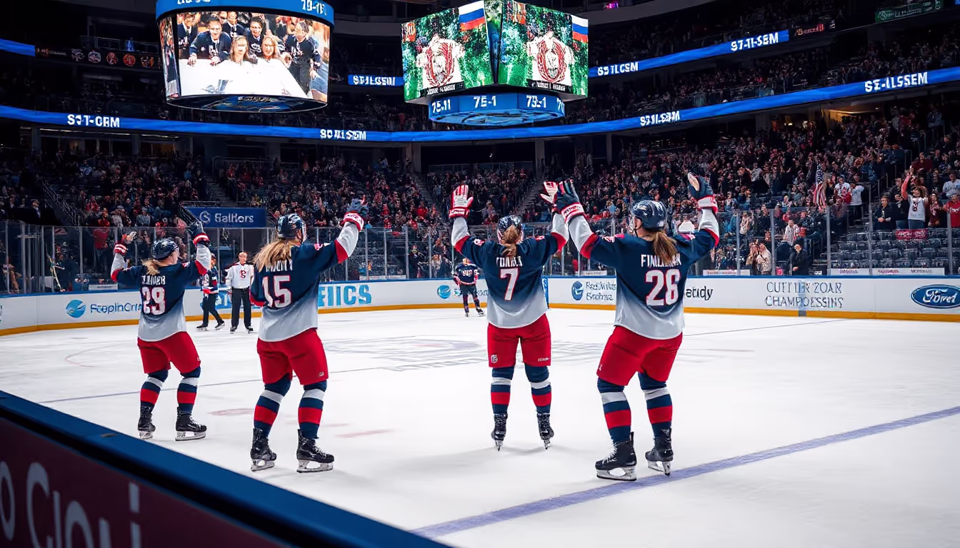 Dominance on Ice: U.S. Women’s National Team Crushes Finland 7-1 in World Championship Opener
