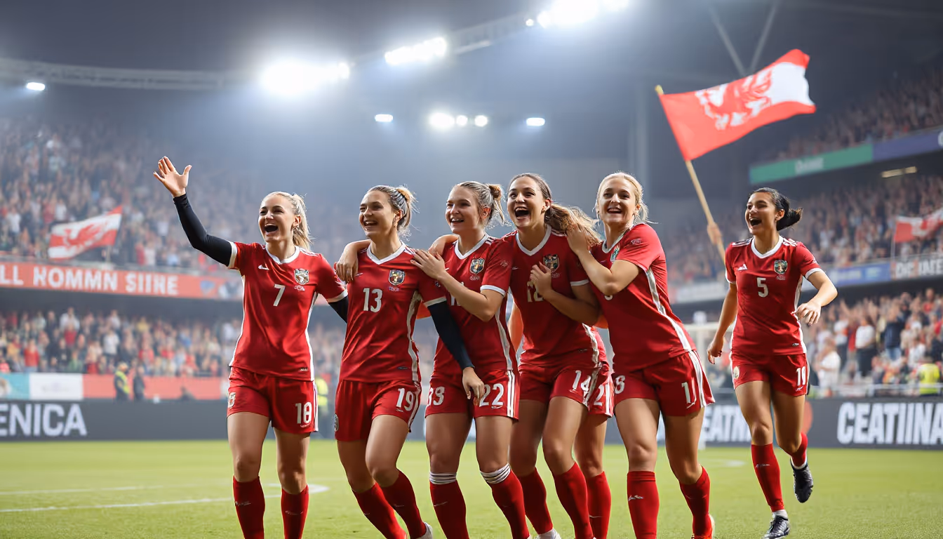 Wales Women’s Football Team Soars with Confidence After Stunning Draw Against Sweden