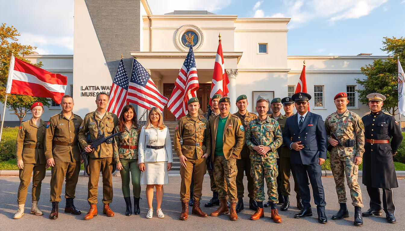 Celebrating Unity: The Latvian War Museum's New Exhibit on U.S.-Latvian Military Partnership