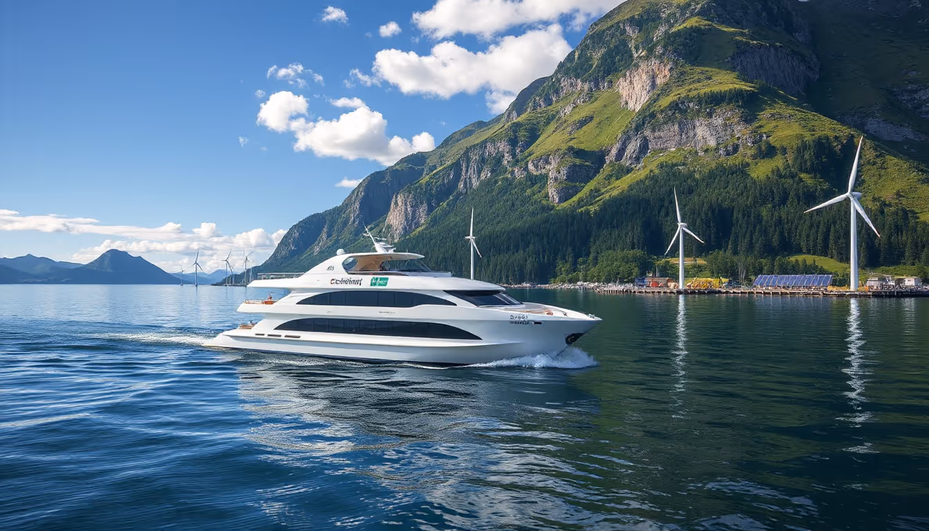 Setting Sail for Sustainability: Norway's Largest Zero-Emission Ferry Begins Its Journey