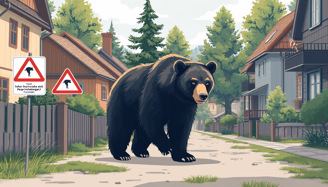Bear Spotted in Tallinn: Safety Warnings Issued for Nõmme Residents