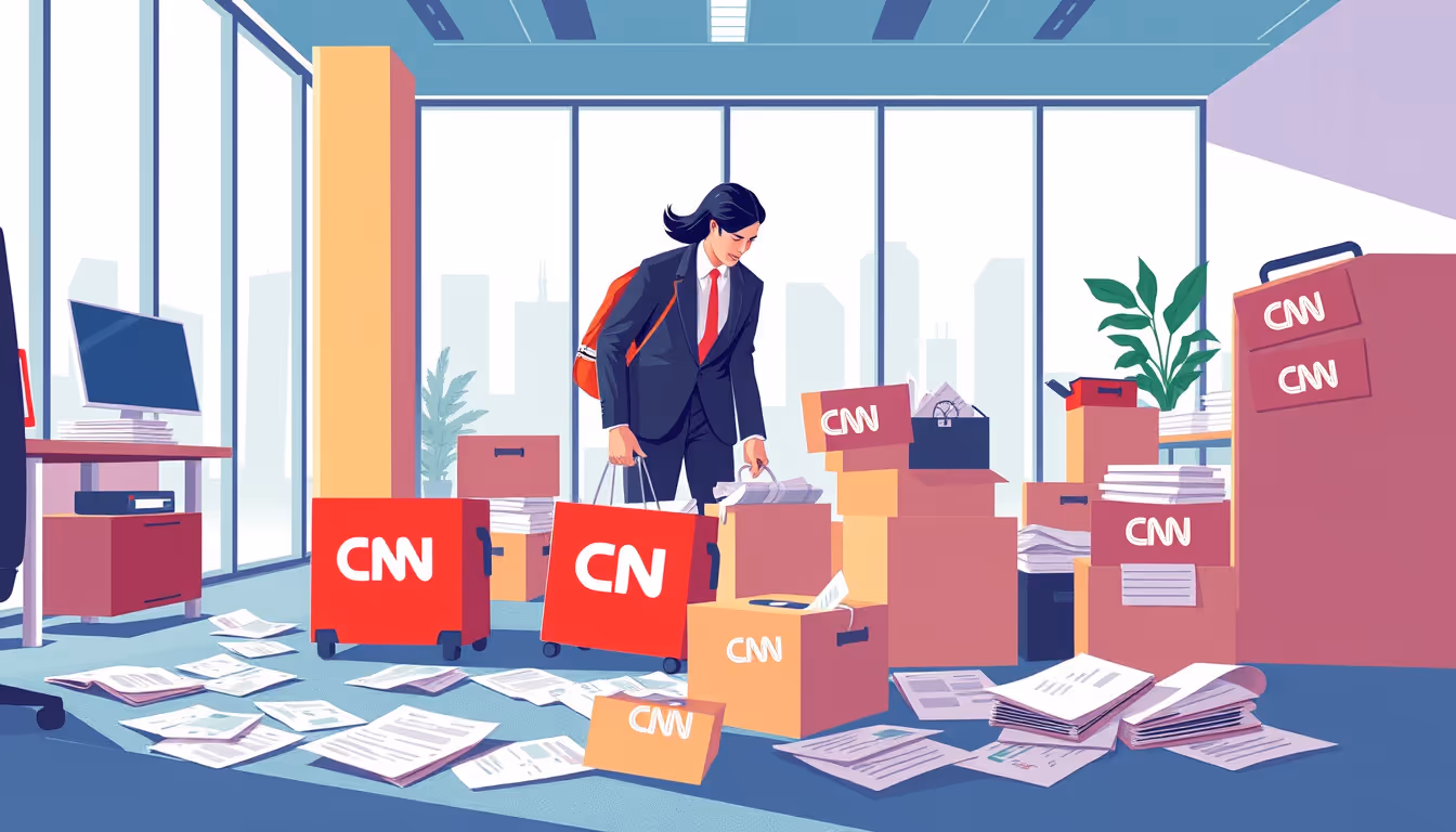 Amid Rising Tensions, Two Top CNN Executives Depart as Cost-Cutting Woes Intensify Post-Spinoff