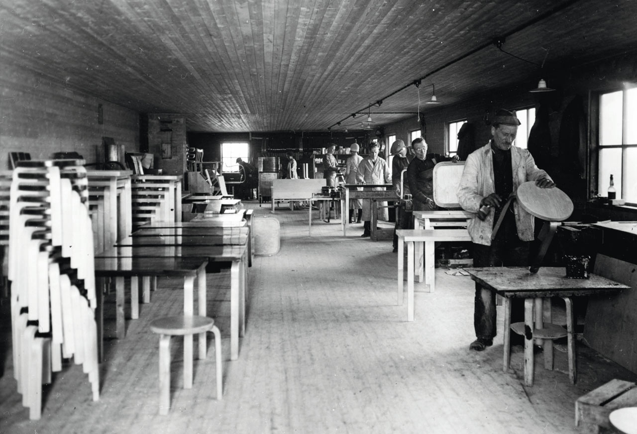 Artek Stool 60, designed by Alvar Aalto