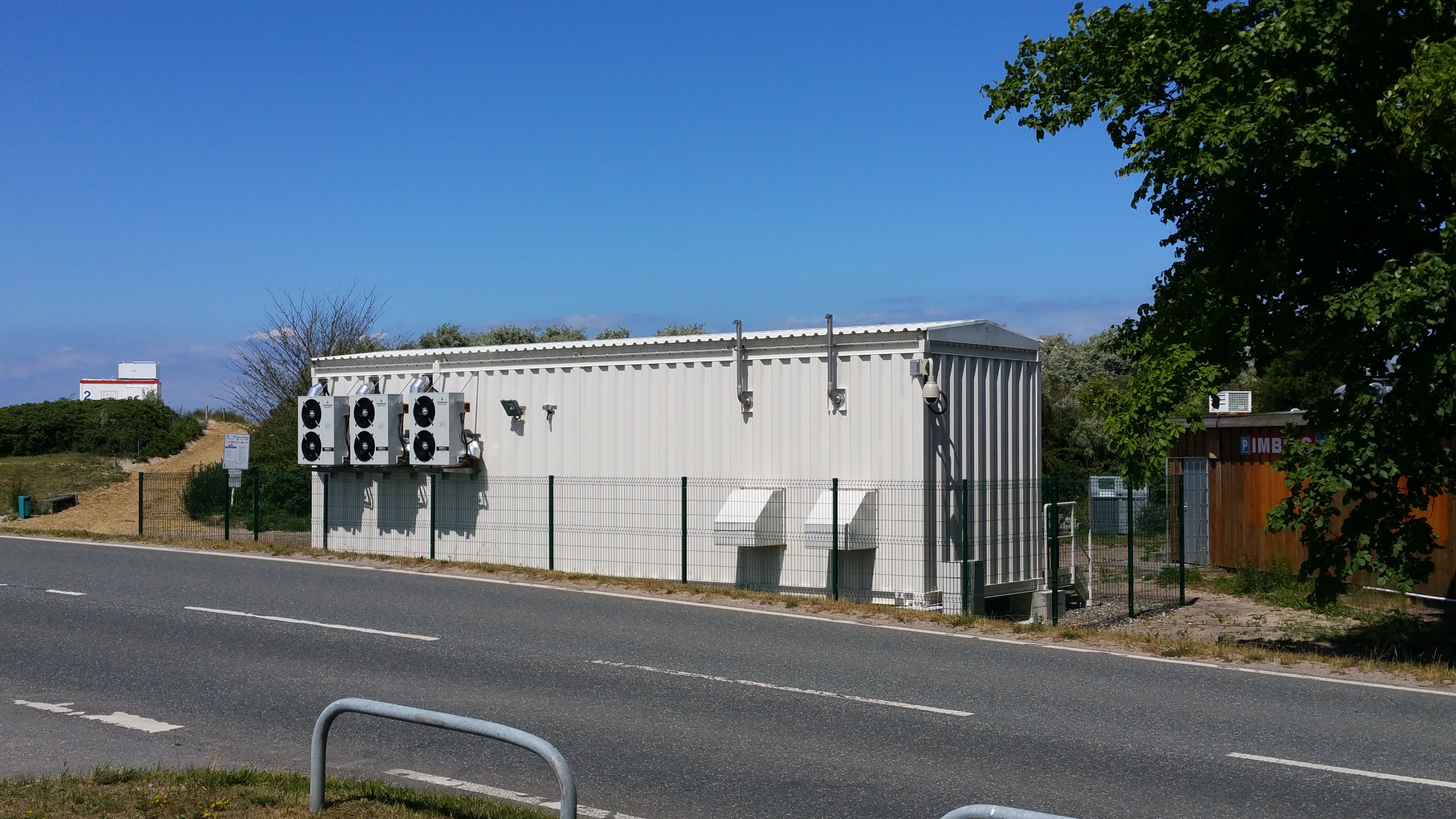The C-Lion submarine cable landing station at Rostock-Markgrafenheide