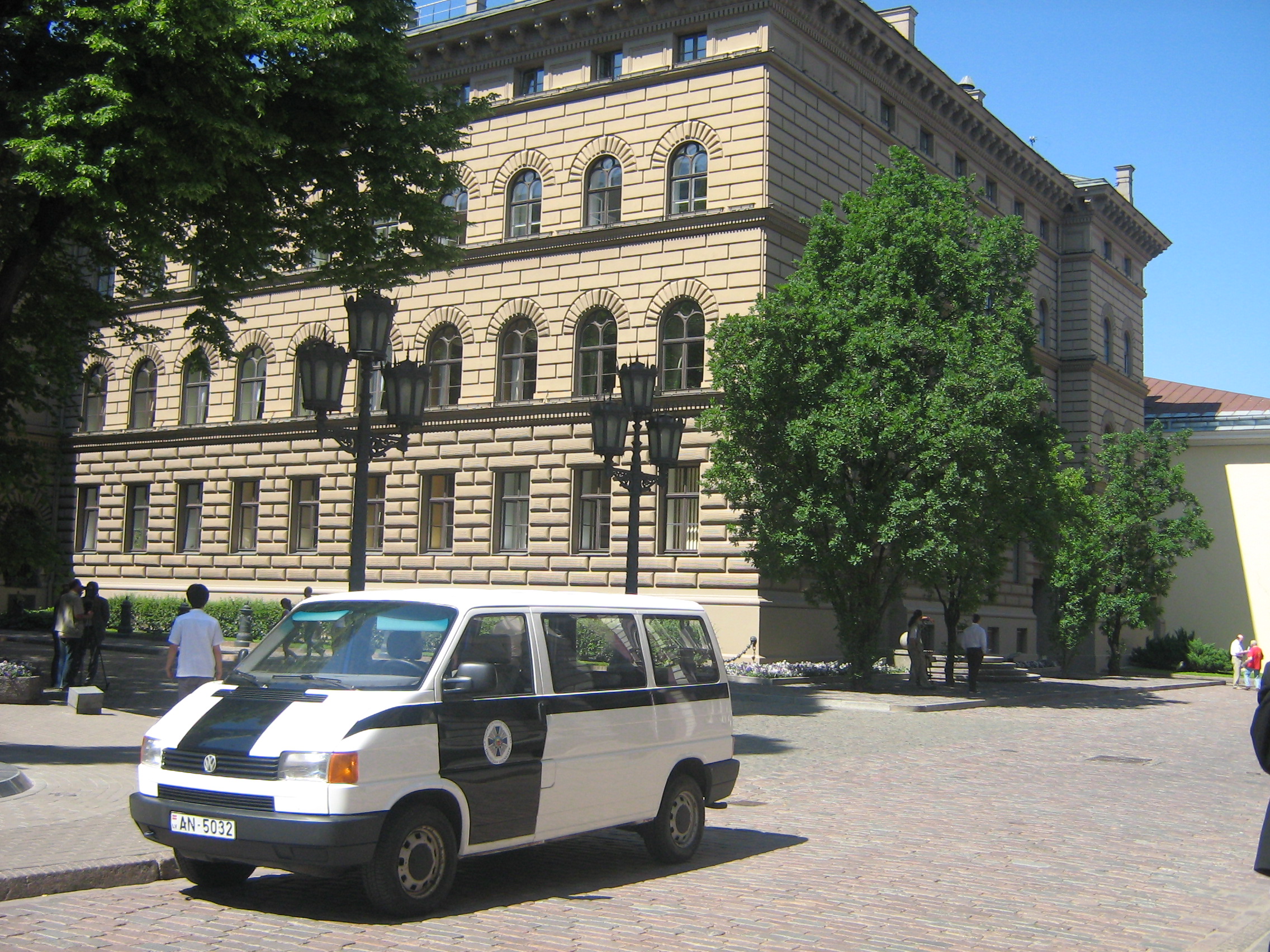 The Saeima building in Riga