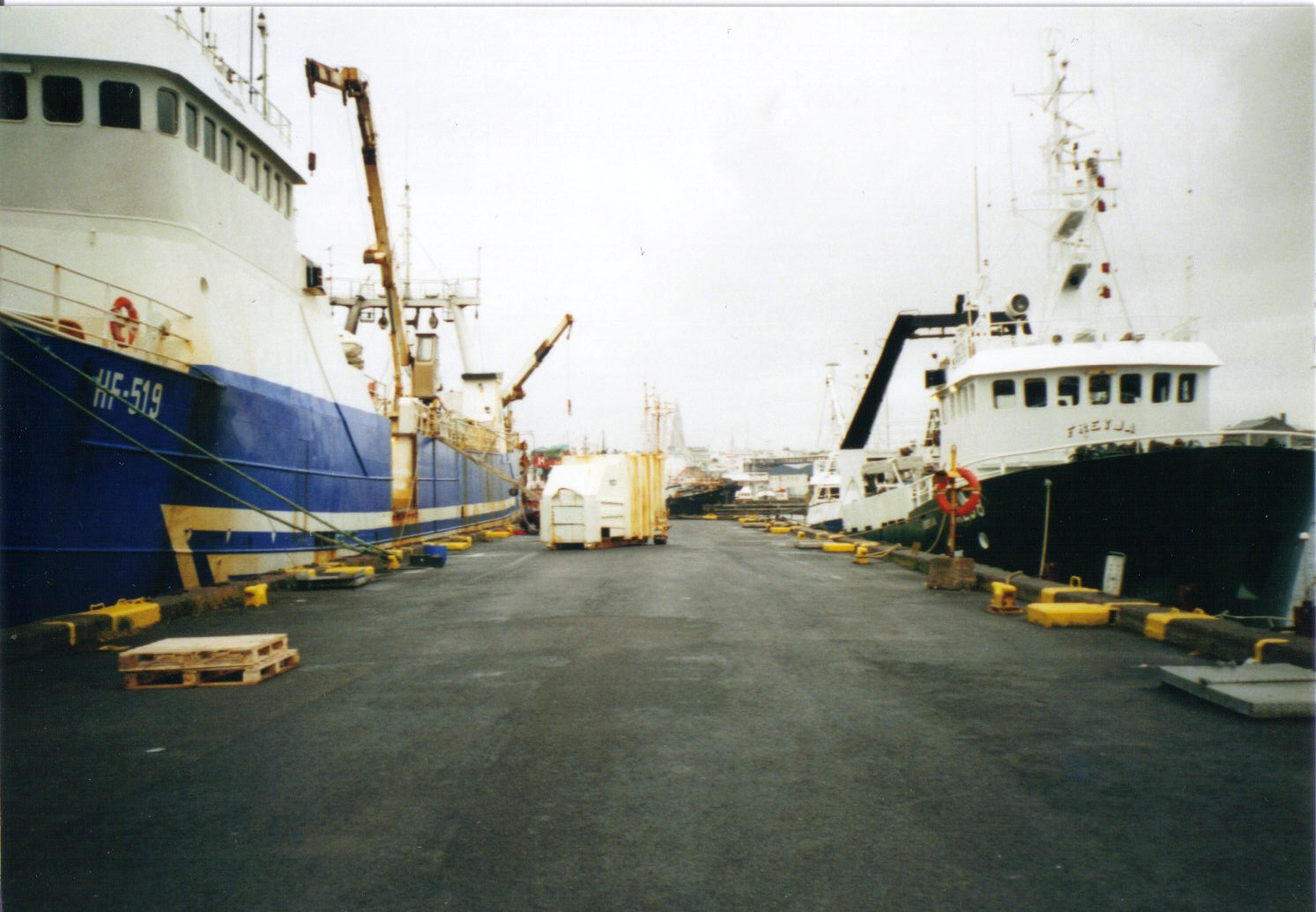 Boats in the old port of Reykjavik