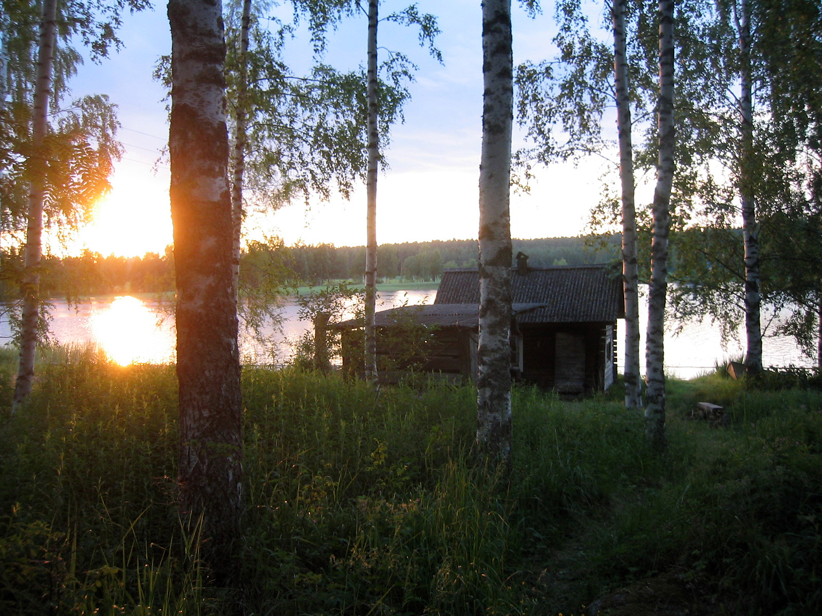 A Finnish smoke sauna at Kannonkoski