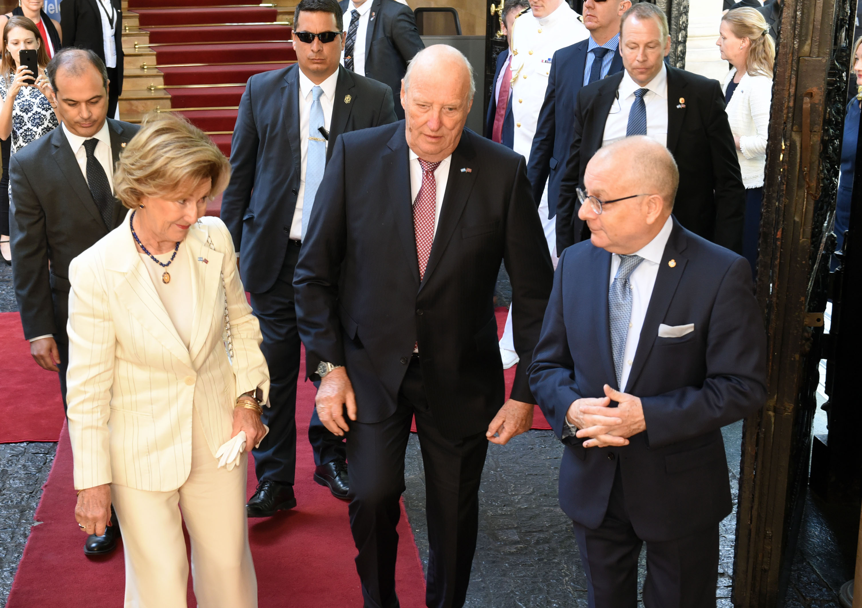 King Harald V and Queen Sonja of Norway