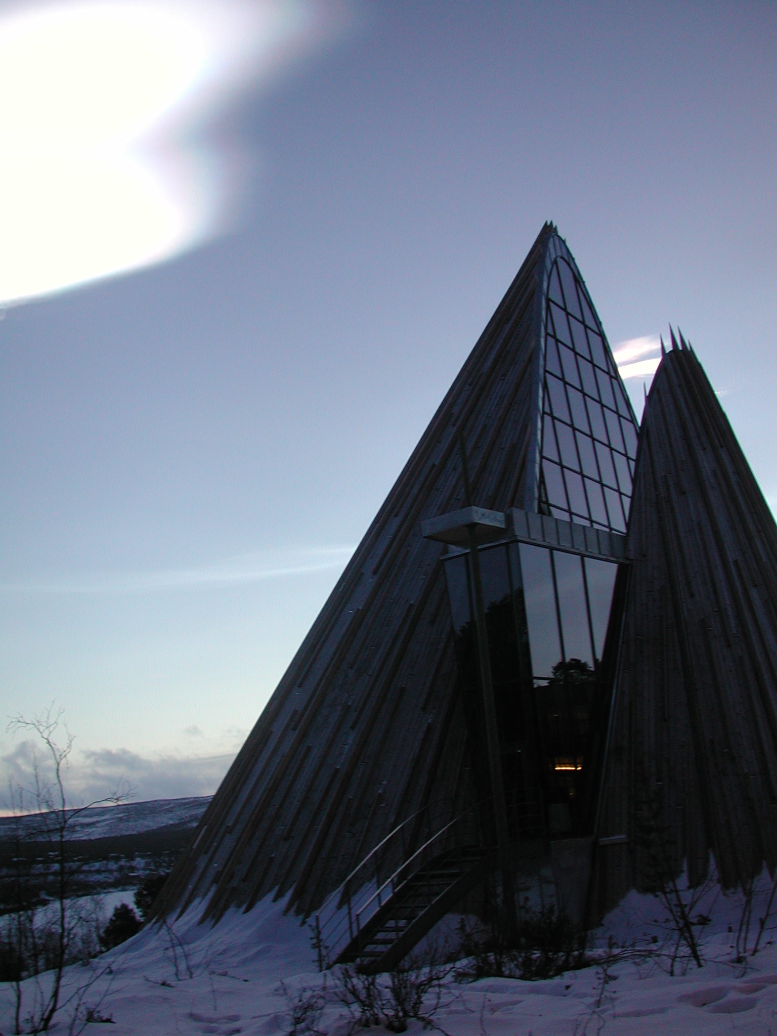 The plenary building of the Sami Parliament of Norway at Karasjok