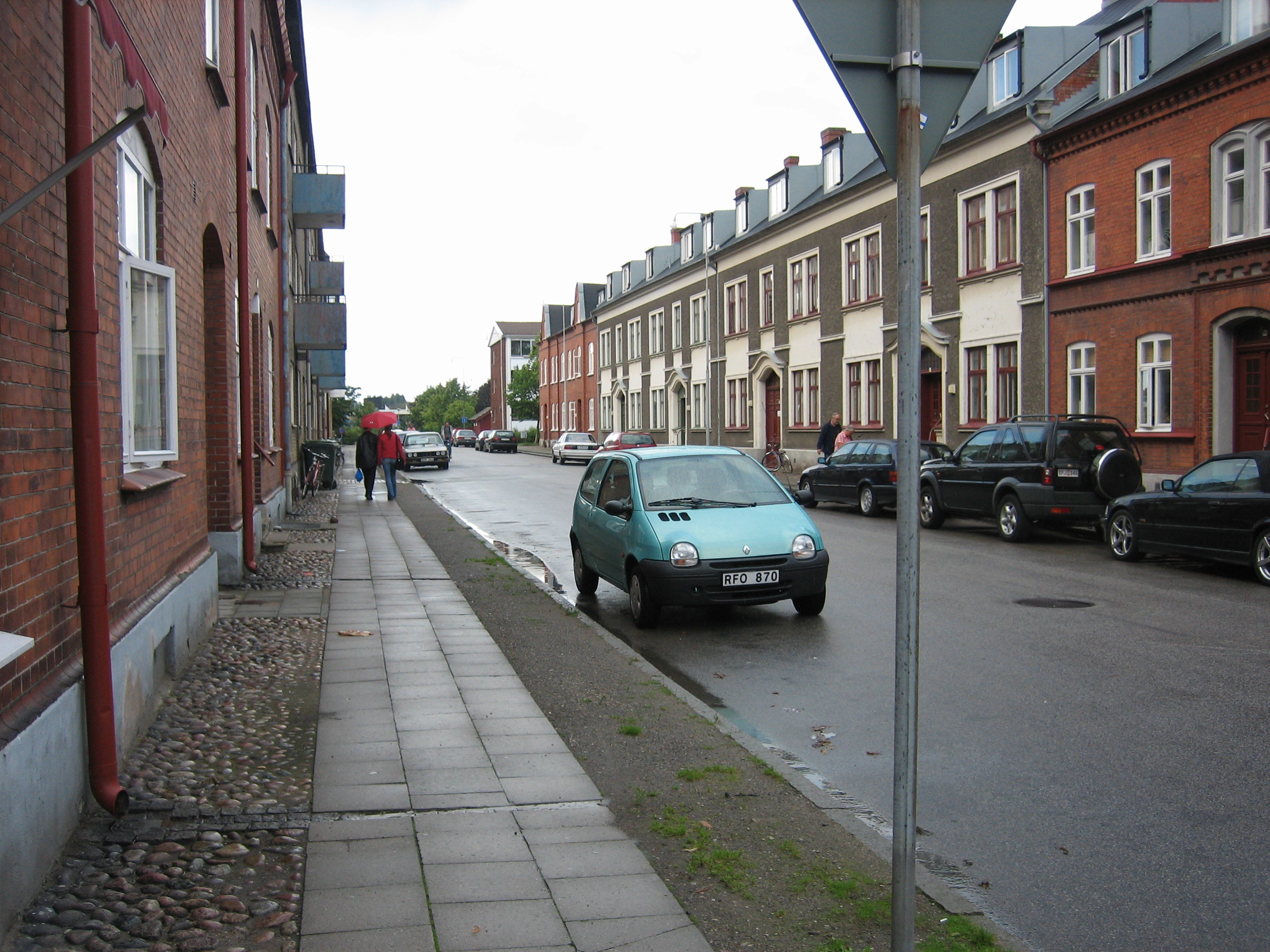 Mariagatan in Ystad, Sweden, the street where Henning Mankell housed his detective Kurt Wallander