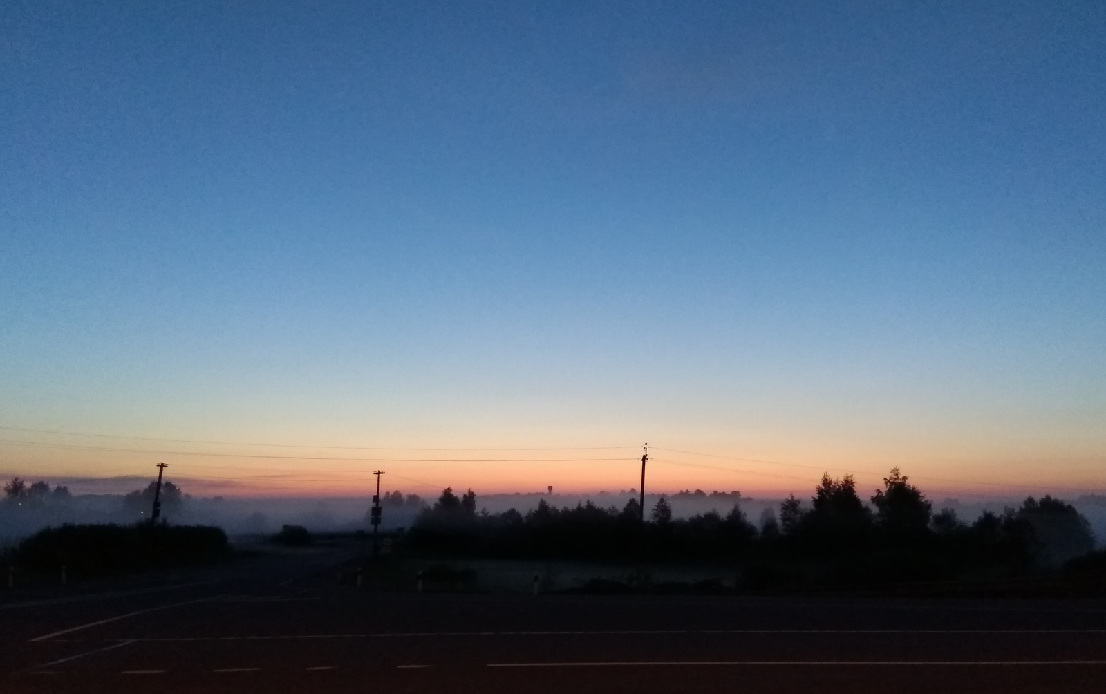 The Finland-Russia border seen from the Russian side in 2016