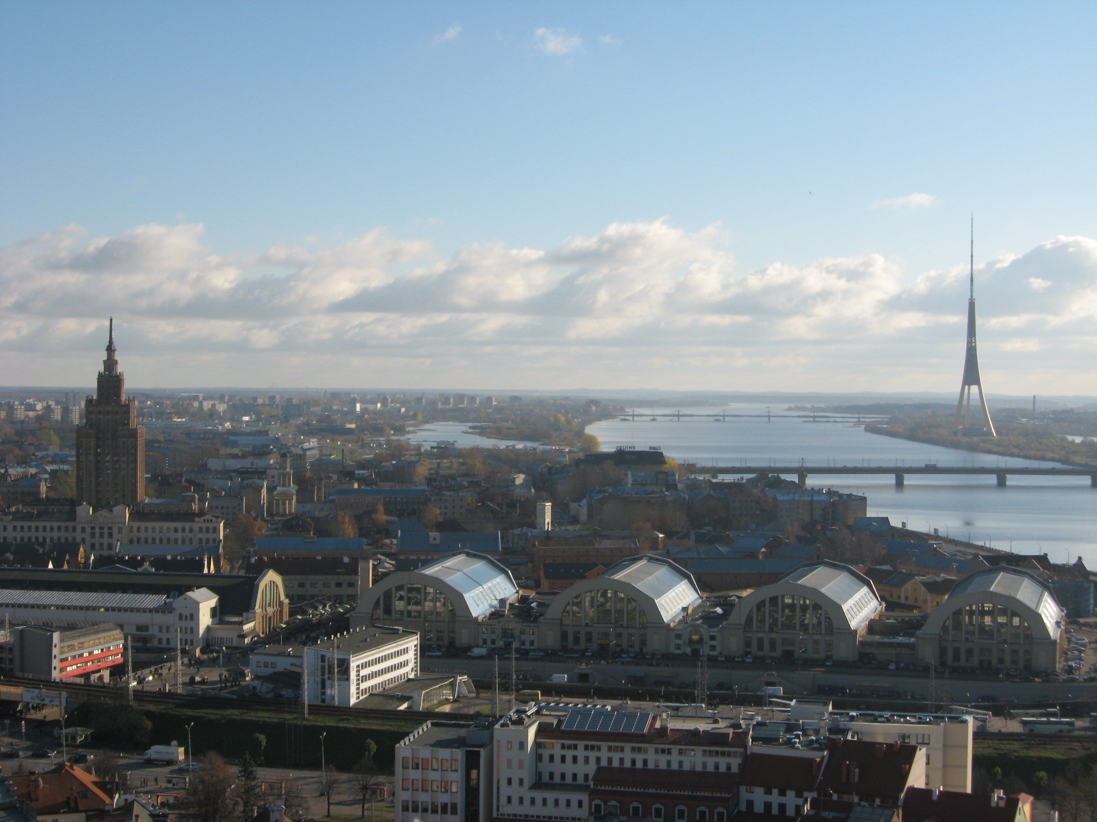 A view over Rīga's old town