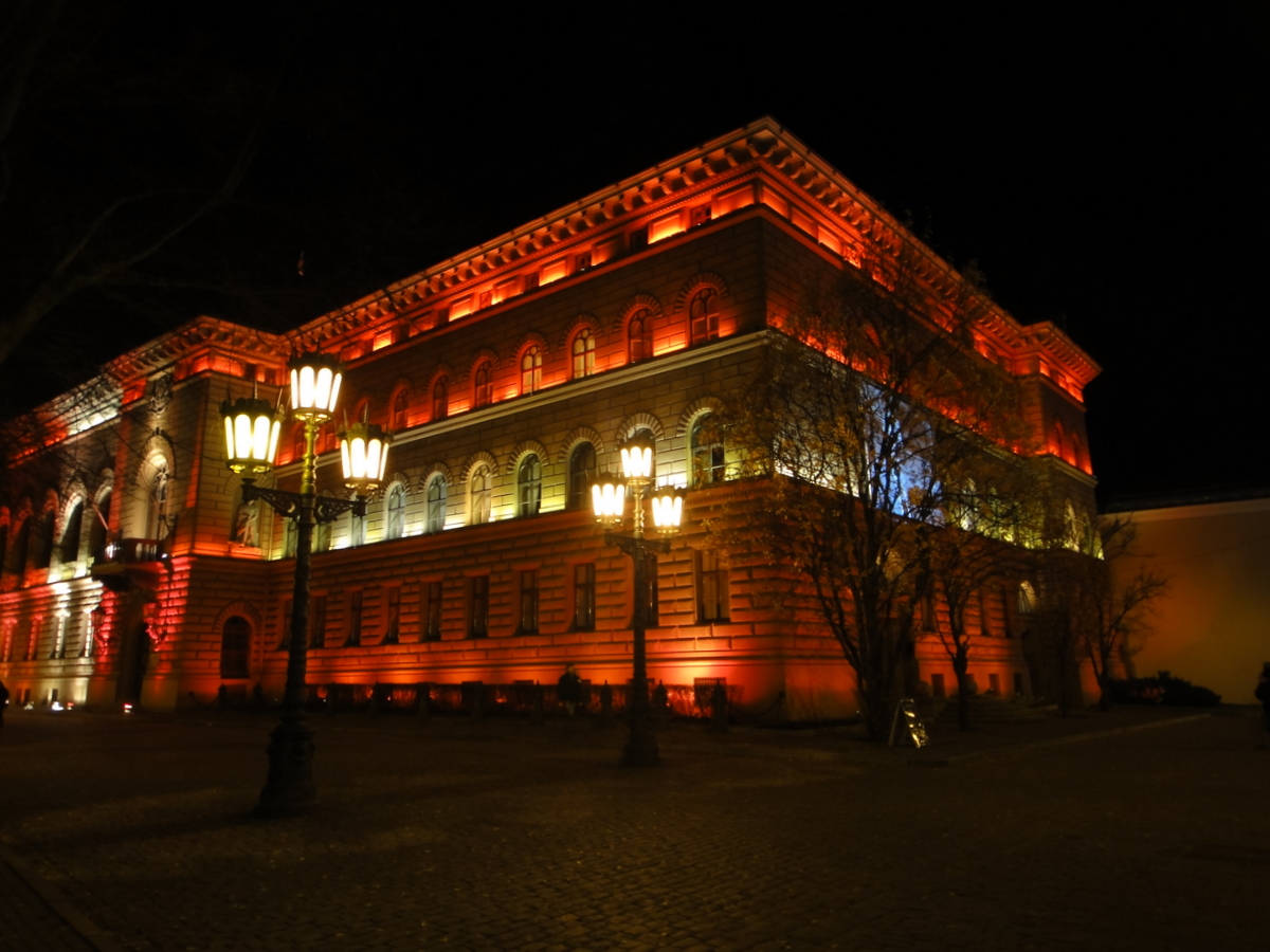 Rīga at night