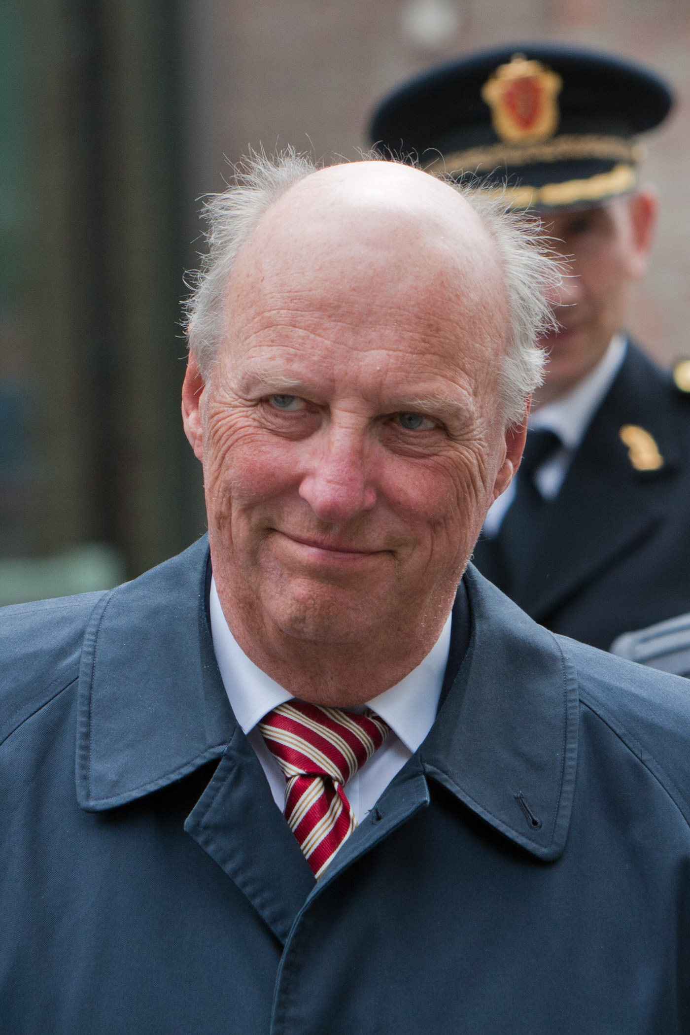 King Harald V of Norway at an opening ceremony in Trondheim in 2010