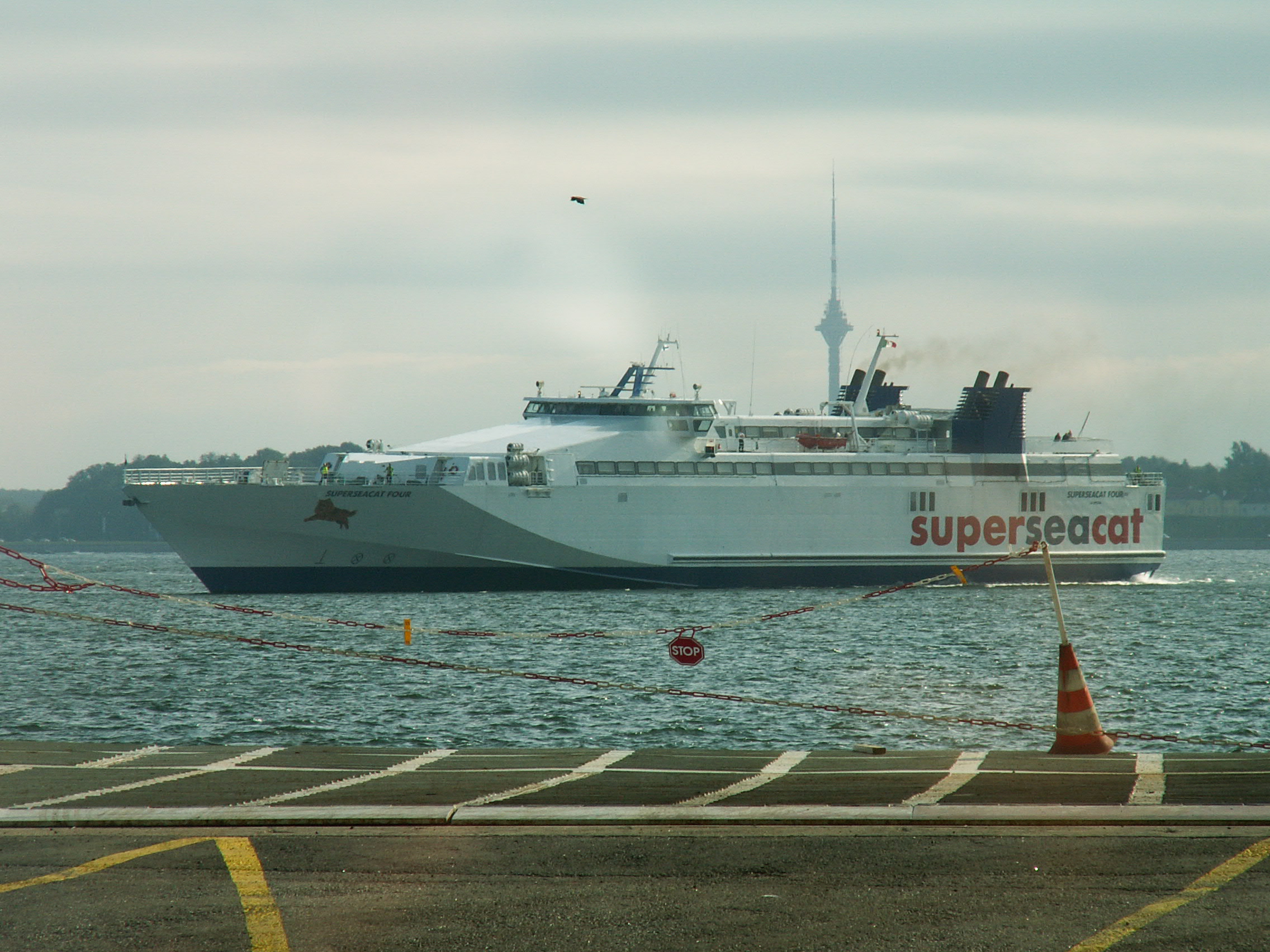 A ferry on the Helsinki to Tallinn route