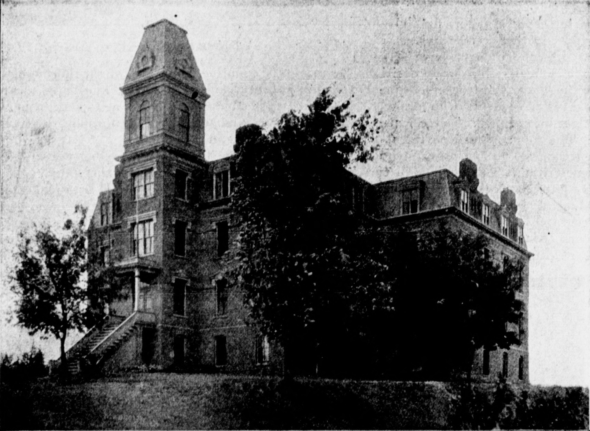 Main Hall at Dana College in Blair, Nebraska