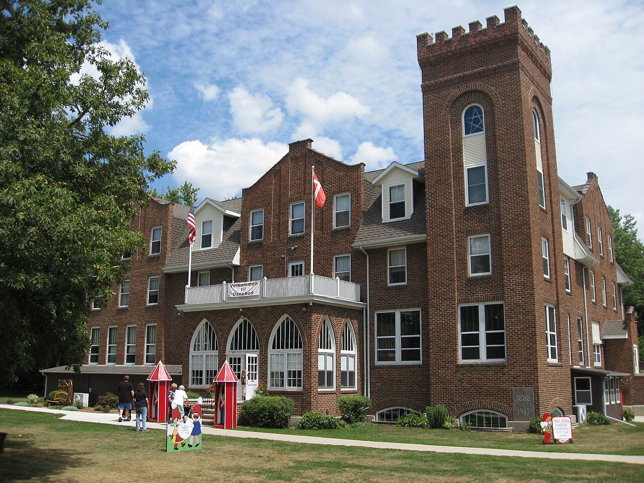 The Danebod folk school building in Tyler, Minnesota