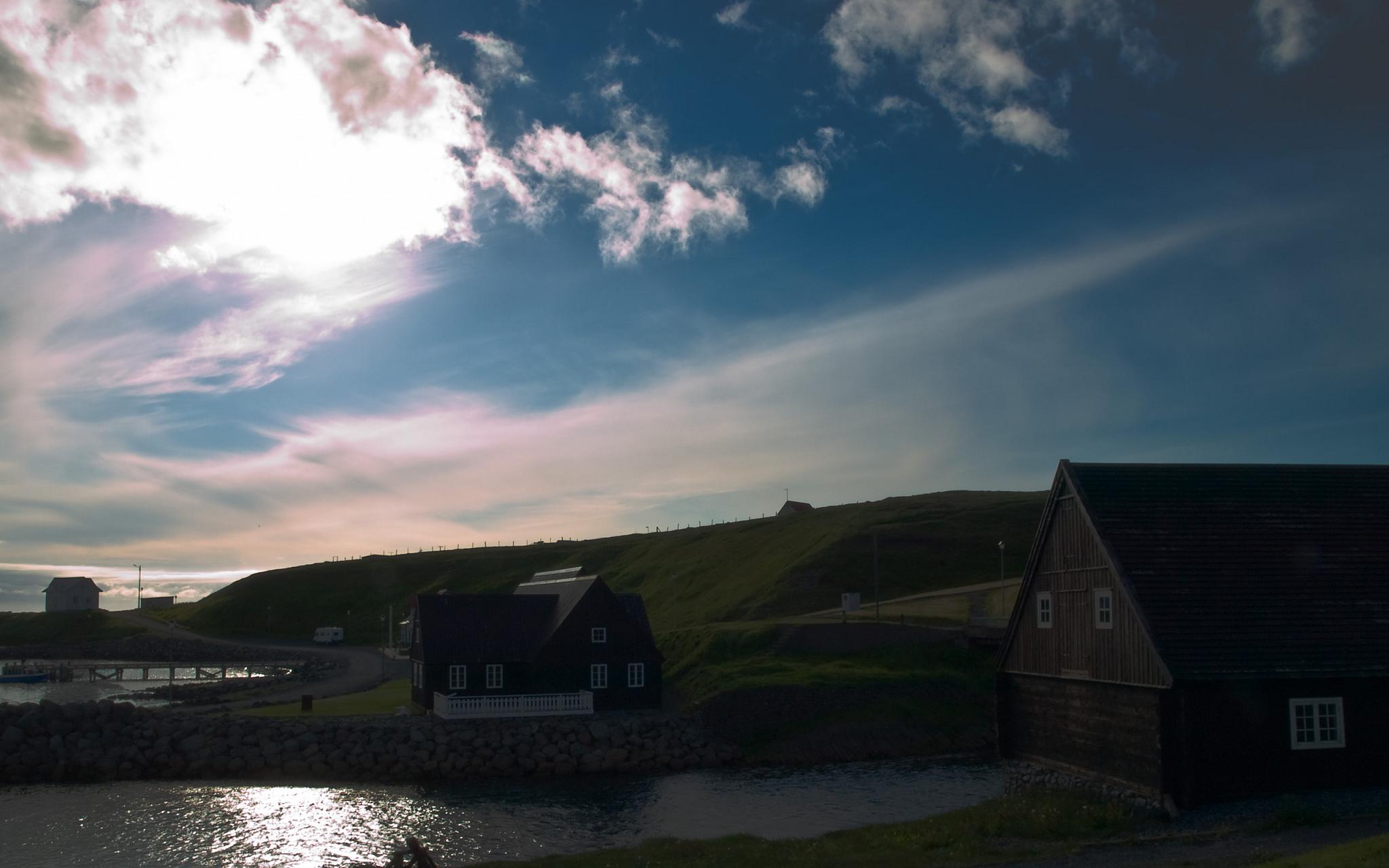 The village of Hofsos in northern Iceland
