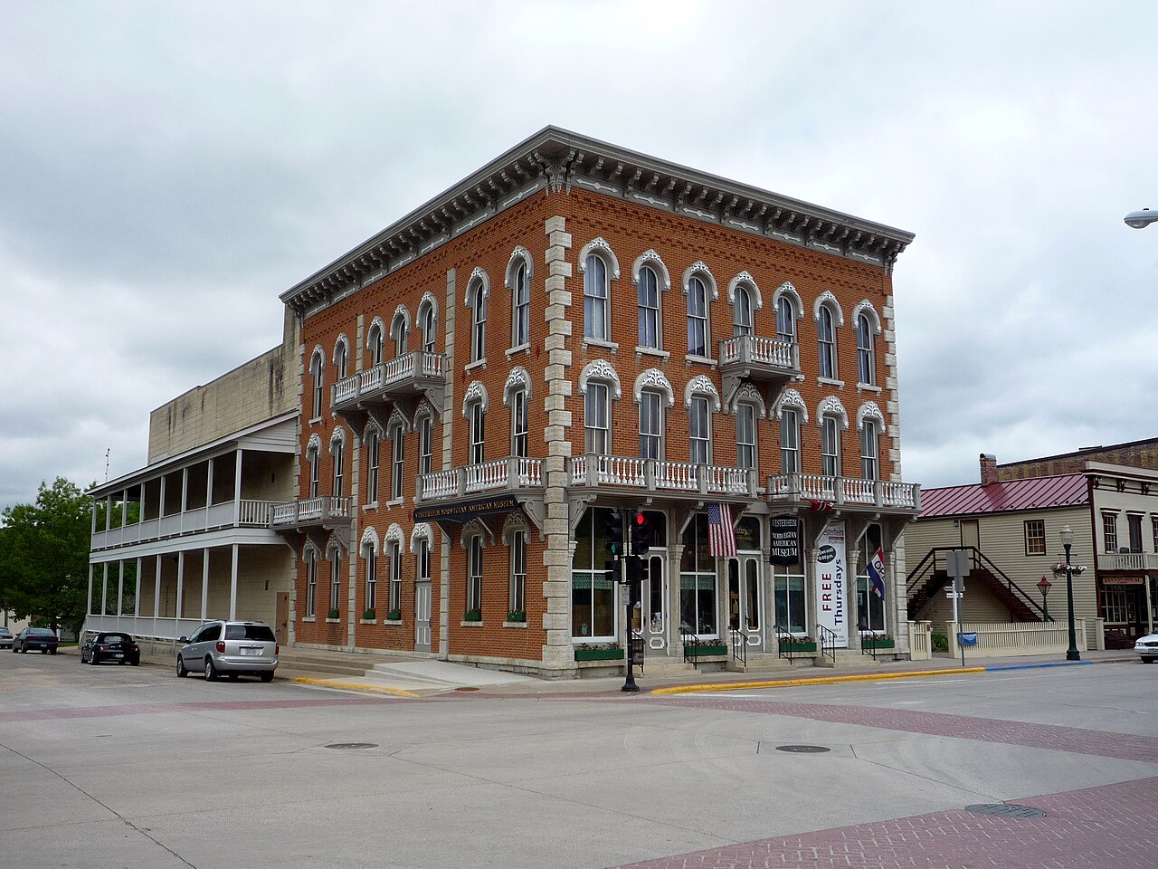 The Vesterheim museum building in Decorah, Iowa