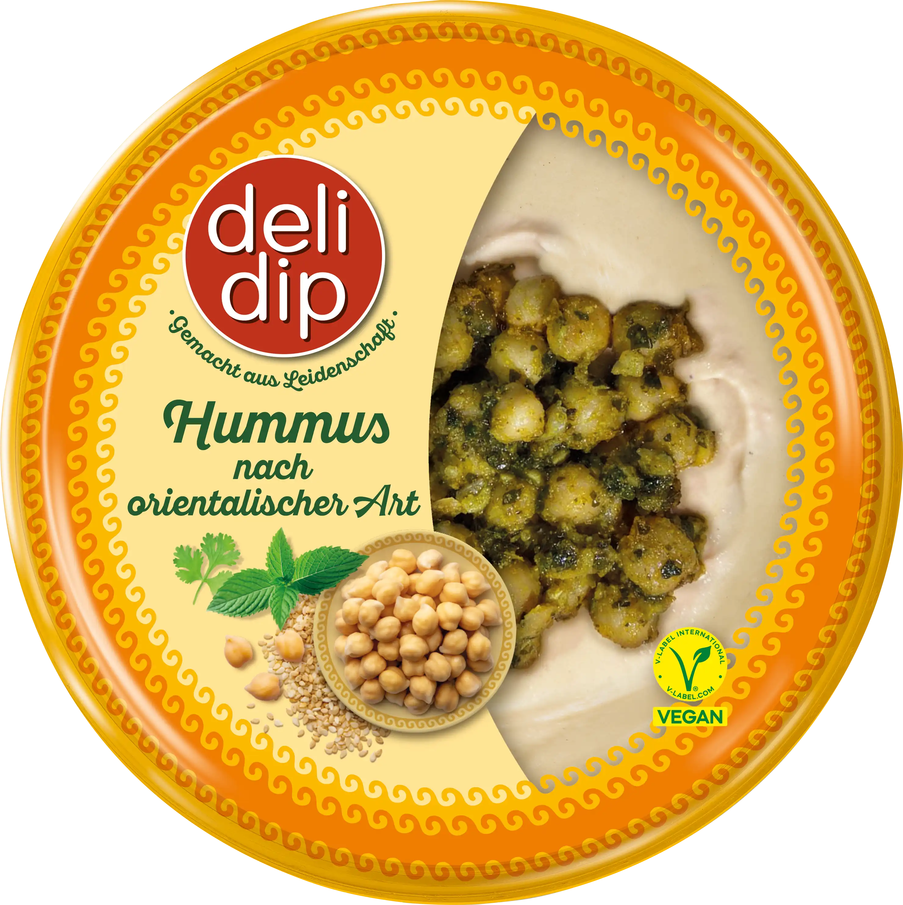 Oriental-style hummus