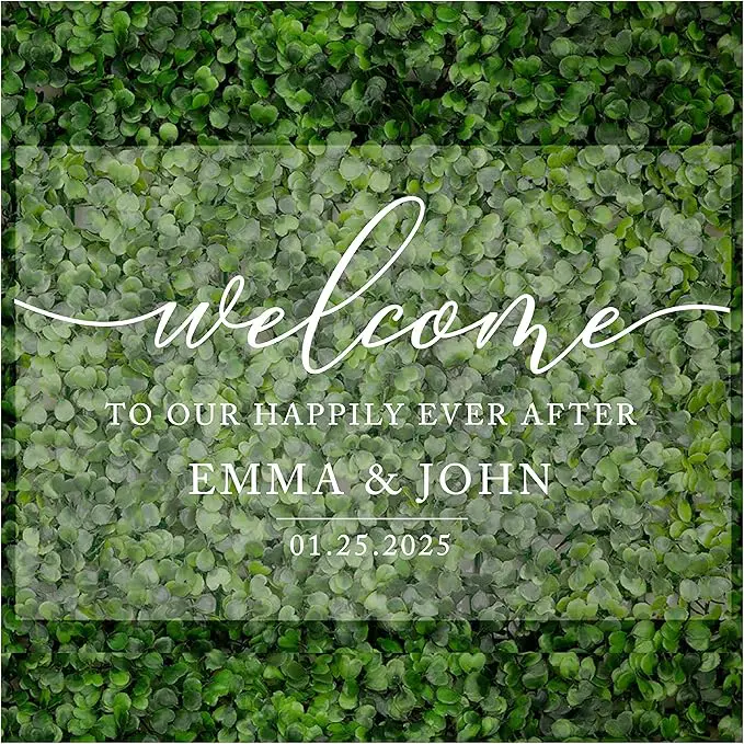 Wedding Acrylic Sign