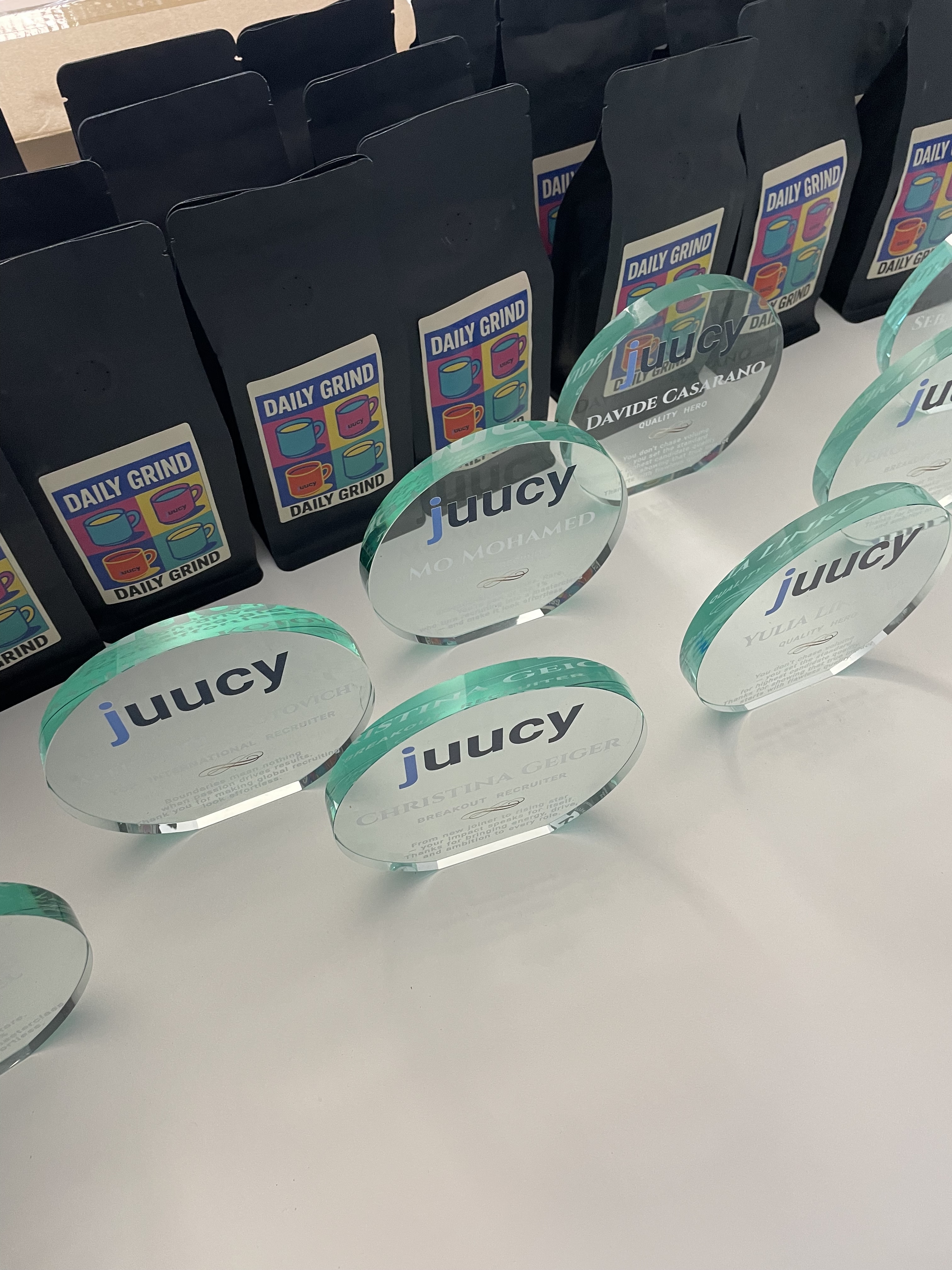 Recruiter Awards Geschenke für die besten Recruiter auf der juucy Plattform