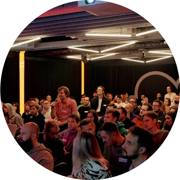 TechSpot meetup audience in Warsaw
