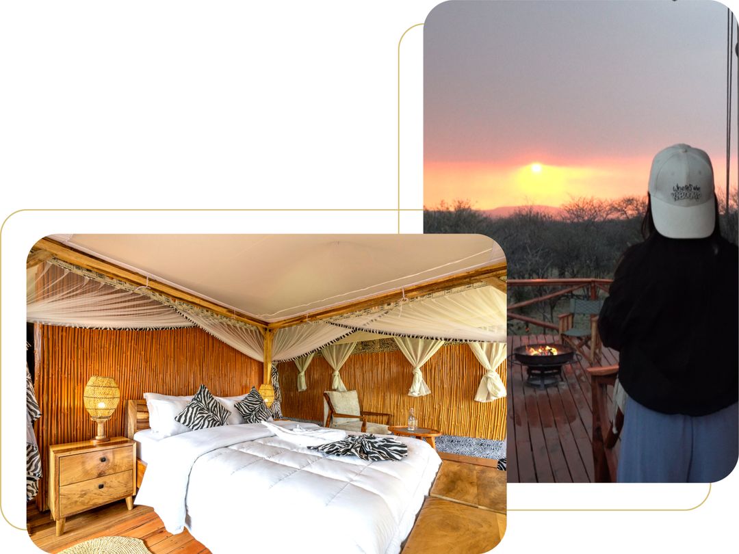 Crater Forest Tented Camp View