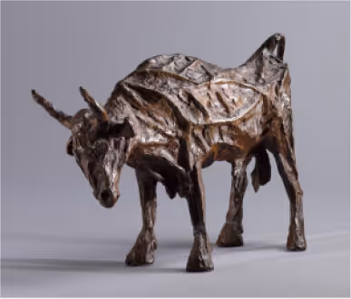 Photo of John Behan bull sculpture