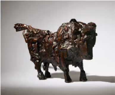 Photo of John Behan bull sculpture
