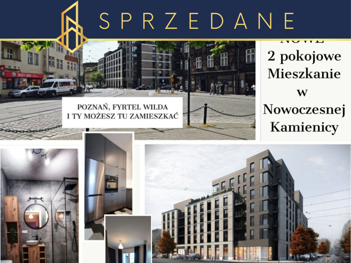 NOWE 2-pokojowe MIESZKANIE / POZNAŃ, FYRTEL WILDA