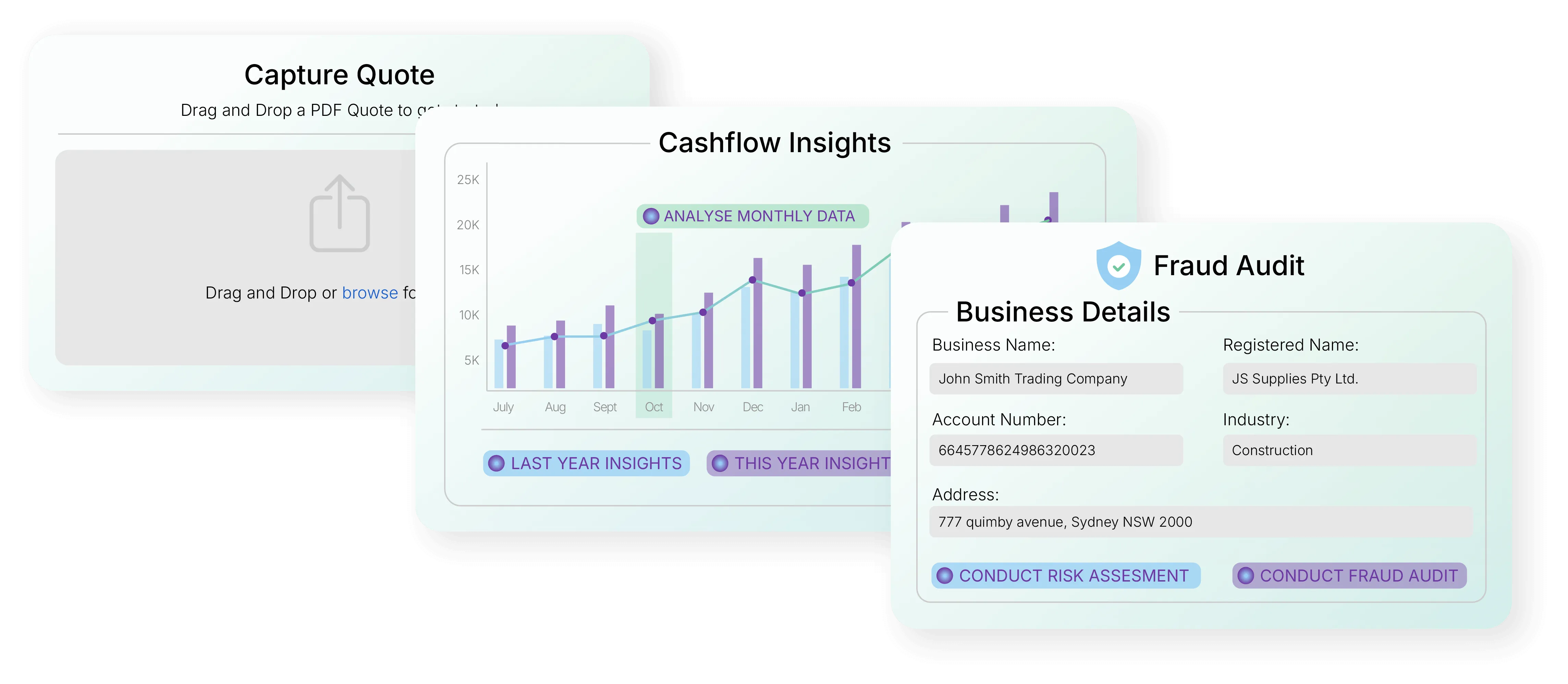 Illustration of Enterprise cards