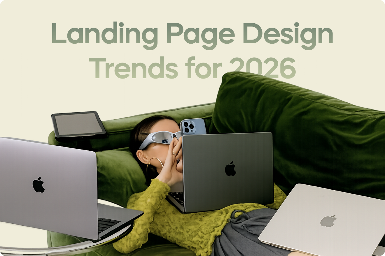 3D illustration of a laptop with a "Get Started" button on screen, surrounded by charts, graphs, user icons, and a smiling face on a cylinder.