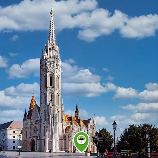 Foto del punto di partenza del nostro tour gratuito a Budapest