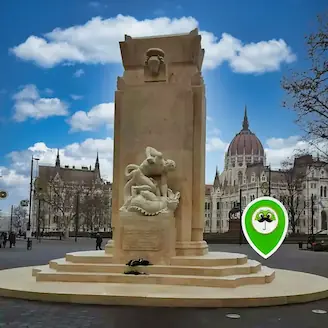 Imagen del punto de inicio de nuestro free tour en Budapest