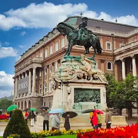 Imagen del punto de finalización de nuestro free tour en Budapest