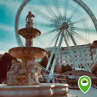 Imagen del punto de inicio de nuestro free tour en Budapest