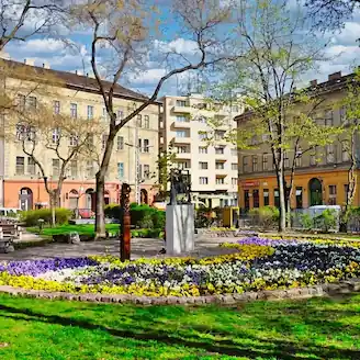 Imagen del punto de finalización de nuestro free tour en Budapest